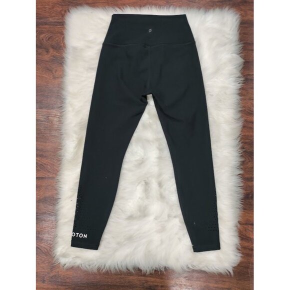 Peloton High Rise Logo Activewear Pull On Leggings Black Women's Size Small - Picture 6 of 7